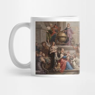 Allegorical Adoration of the Birth of a Prince by Johannes Ykens Mug